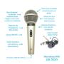 Imagem de Microfone Com Fio Dinâmico Cardioide Sm58 P4 LeSon CHAMPANHE