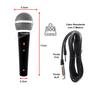 Imagem de Microfone Com Fio Dinâmico Excelente Reprodução de Voz  para Músicos, Karaoke, Palestras MT1012