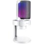 Imagem de Microfone com Fio Fifine Ampligame A8 - Type-C/3.5MM - Condensador Cardioide - RGB - Branco