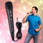 Imagem de Microfone Com Fio Para Karaokê Excelente Com cabo