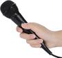 Imagem de Microfone com fio para karaokê, (preto)  Microfone vocal dinâmico unidirecional  Microfone plug-in para karaokê, ampli