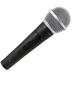 Imagem de Microfone Com Fio Profissional Completo P/ Caixa Som Karaokê KP-M0014 - Knup