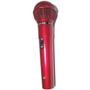 Imagem de Microfone com Fio Vermelho Profissional MC-200 P10 - Leson 2AM00200V