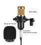 Imagem de Microfone Condensador BM800 + Pop Filter Filtro + Aranha