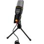 Microfone Condensador para PC com Tripé e Cabo USB - PONTO DO NERD Imagem de Microfone Condensador para PC com Tripé e Cabo USB