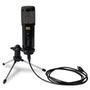 Imagem de Microfone Condensador SKP com Suporte, USB, Plug and Play, Preto - PODCAST400U