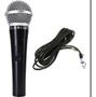 Imagem de Microfone Custom Sound Dinâmico Csms 58 Bk Cabo 5m C Sm S 58