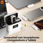 Imagem de Microfone de Lapela sem Fio duplo para Android e IOS - Branco - Basike