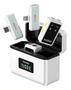Imagem de Microfone de Lapela sem Fio duplo para Android e IOS - Branco - Basike