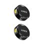 Imagem de Microfone De Lapela Sem fio Profissional Duplo Tipo C Premium Redondo Micro Wireless
