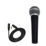 Imagem de Microfone de Mão Vocal M58 Com Fio Cabo XLR Com 5 Metros