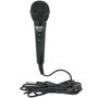 Imagem de Microfone Dinâmico com Fio P10 P2 Cabo 2,8 Metros para Karaokê e Caixa de Som Knup KP-M0011 Preto