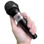 Imagem de Microfone Dinâmico De Plástico Prata E Preto Com Chave - MOD: M-201 - 54.1.24