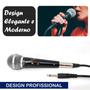 Imagem de Microfone Dinâmico Excelente Reprodução de Voz Profissional Para Músicos, Karaoke  MT1012