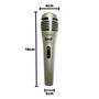 Imagem de Microfone Dinâmico Ideal Para Karaoke Com Fio P10 Cabo 3m