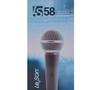 Imagem de Microfone Dinâmico Leson LS58 com Cabo XLR P10 3 Metros para Voz Locução Apresentação e Música ao Vivo