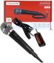 Imagem de Microfone Dinâmico Profissional Sem Fio e Com Fio 2 em 1 Com Receptor Wireless Tomate MT-1202