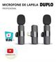 Imagem de Microfone Duplo de Lapela Profissional Android B-Max