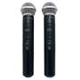 Imagem de Microfone Duplo de mão sem fio MXT UHF 302 com maleta