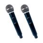 Imagem de Microfone Duplo de Mão Sem Fio UHF 100 Canais Alcance 100 Metros UHF-527M MXT