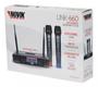 Imagem de Microfone Duplo S/ Fio Novik Unk660 UHF Bivolt Case Cachimbo
