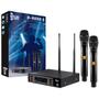 Imagem de Microfone Duplo Sem Fio Dylan D-9000s Digital Uhf Em Alumínio Preto