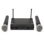 Imagem de Microfone Duplo Sem Fio Wireless Unidirecional Profissional