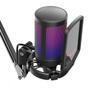 Imagem de Microfone Fifine Ampligame A6T RGB USB Black BraçoArticulado