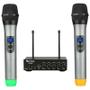 Imagem de Microfone Fifine K036 Dual Wireless Preto Cinza