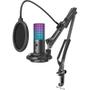 Imagem de Microfone Fifine T669 Pro 3 RGB com Kit de Streaming e Podcast