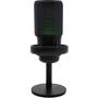 Imagem de Microfone Gamer Condensador RGB Preto com Conector Monitoramento  USB/TIPO-C Plug and Play