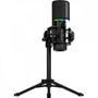 Imagem de Microfone Gamer RGB MIC TRIPOD c/ Tripé Ajustável Preto STREAMPLIFY