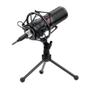 Imagem de Microfone Gamer Streamer Redragon Blazar C/ Tripé, USB, Black, GM300