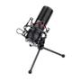 Imagem de Microfone Gamer Streamer Redragon Blazar C/ Tripé, USB, Black, GM300