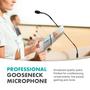 Imagem de Microfone Gooseneck Profissional Movo GM-7 com Interface USB