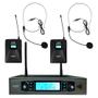 Imagem de Microfone Headset Duplo Sem Fio SK-MH02D - SKYPIX