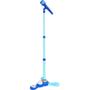 Imagem de Microfone Infantil com Pedestal Luz e Som Karaokê Brinquedo Criança Rockstar Importway BW139 Azul