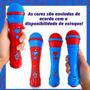 Imagem de Microfone Infantil Sai A Voz Musical Cantor Rock - Masculino