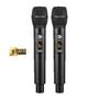 Imagem de Microfone Kadosh Duplo Sem Fio Uhf Display Digital K402m Cor