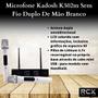 Imagem de Microfone Kadosh K502m Sem Fio Duplo De Mão Branco