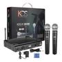 Imagem de Microfone Kadosh sem Fio Duplo de mão Uhf KDS-W 382M