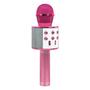 Imagem de Microfone Karaoke Bluetooth Sem Fio Recarregável - Rosa