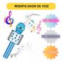 Imagem de Microfone Karaokê Com Bluetooth Muda Voz Led WS-858