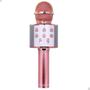 Imagem de Microfone Karaoke Infantil Usb Bluetooth Caixa De Som Rosa