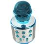 Imagem de Microfone Karaokê Infantil Ws858 Azul Sem Fio Com Bluetooth