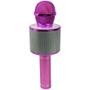 Imagem de Microfone Karaokê Infantil WS858 Pink Sem Fio Com Bluetooth