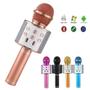 Imagem de Microfone Karaokê Infantil Ws858 Sem Fio Com Bluetooth