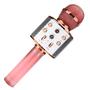 Imagem de Microfone Karaoke S/ Fio Bluetooh Infantil Minimen Rose Gold