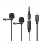 Imagem de Microfone Lapela Duplo Conector Lightning Boya By-m2d 