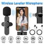 Imagem de Microfone Lapela Sem Fio Celular Android Usb Tipo C Universal Gravar Vídeo Omnidirecional + Transmissor Plug & Play Vlog